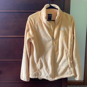 Yellow North Face jacket